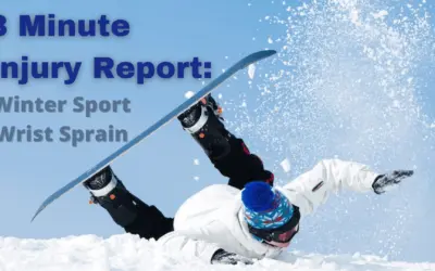 3 Minute Injury Report: Spraining Your Wrist